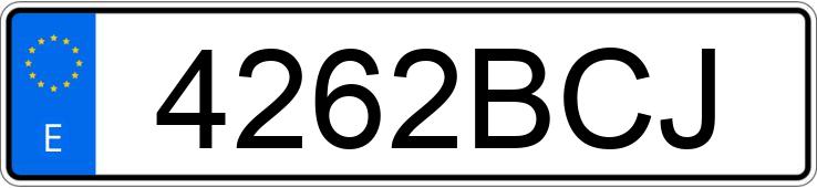 Numer rejestracyjny 4262BCJ posiada VOLKSWAGEN BORA