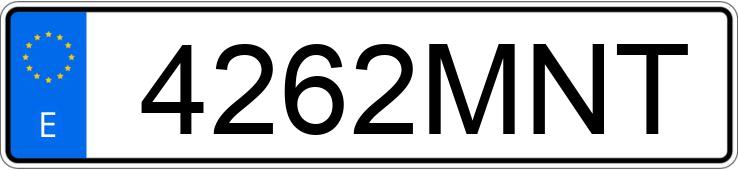 Numer rejestracyjny 4262MNT posiada MERCEDES A (177)