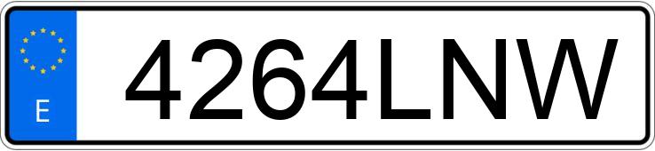 Numer rejestracyjny 4264LNW posiada BMW SERIE 2