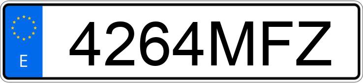 Numer rejestracyjny 4264MFZ posiada CUPRA FORMENTOR