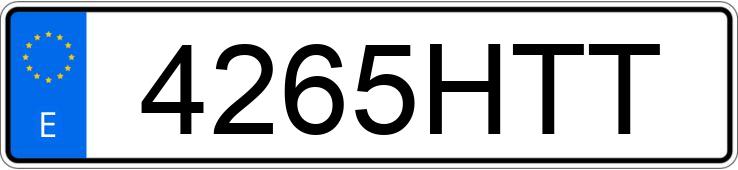 Numer rejestracyjny 4265HTT posiada IVECO STRALIS Numer rejestracyjny 4265HTT posiada IVECO STRALIS