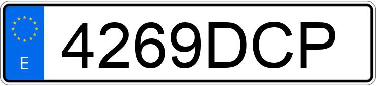 Numer rejestracyjny 4269DCP posiada VOLKSWAGEN TOURAN Numer rejestracyjny 4269DCP posiada VOLKSWAGEN TOURAN