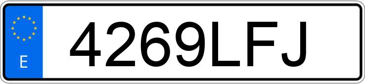 Numer rejestracyjny 4269LFJ posiada MERCEDES CLA (118)