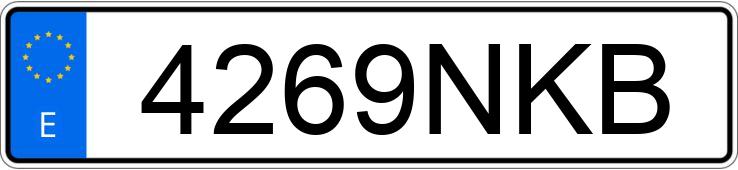 Numer rejestracyjny 4269NKB posiada TESLA MODEL Y Numer rejestracyjny 4269NKB posiada TESLA MODEL Y