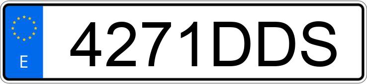 Numer rejestracyjny 4271DDS posiada SEAT LEON Numer rejestracyjny 4271DDS posiada SEAT LEON