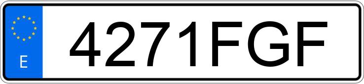 Numer rejestracyjny 4271FGF posiada BMW SERIE 3 Numer rejestracyjny 4271FGF posiada BMW SERIE 3