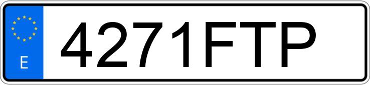 Numer rejestracyjny 4271FTP posiada HONDA CR-V Numer rejestracyjny 4271FTP posiada HONDA CR-V