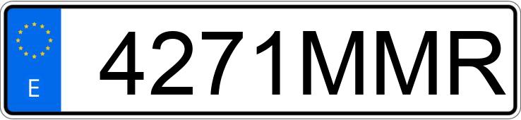 Numer rejestracyjny 4271MMR posiada MERCEDES CLA (118)