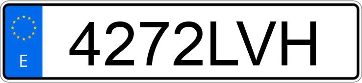 Numer rejestracyjny 4272LVH posiada SKODA SCALA