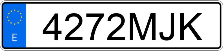 Numer rejestracyjny 4272MJK posiada TOYOTA C-HR