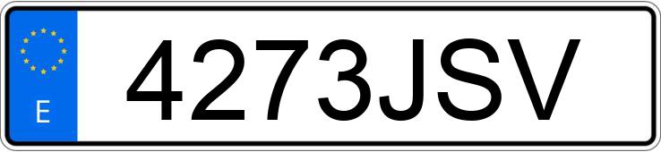 Registreringsnummeret 4273JSV har SUZUKI VITARA