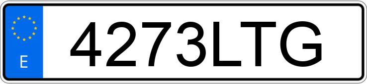 Numer rejestracyjny 4273LTG posiada MERCEDES ACTROS