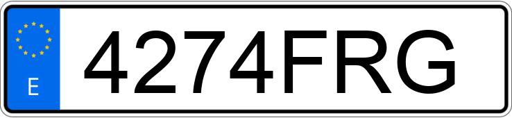 Numer rejestracyjny 4274FRG posiada SEAT ALTEA