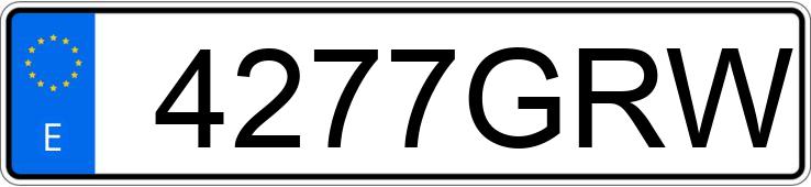 Numer rejestracyjny 4277GRW posiada BMW SERIE 3 Numer rejestracyjny 4277GRW posiada BMW SERIE 3