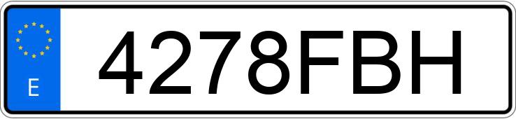 Numer rejestracyjny 4278FBH posiada VOLKSWAGEN POLO MATCH 1.4 TDI 70