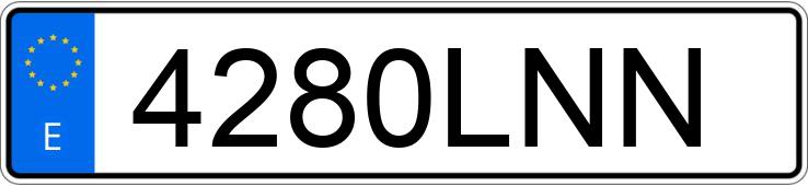 Numer rejestracyjny 4280LNN posiada CITROEN BERLINGO