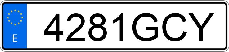 Numer rejestracyjny 4281GCY posiada LAND ROVER FREELANDER