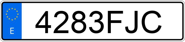 Numer rejestracyjny 4283FJC posiada CITROEN C4 Numer rejestracyjny 4283FJC posiada CITROEN C4
