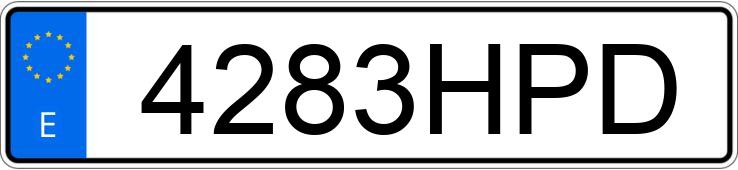 Numer rejestracyjny 4283HPD posiada RENAULT MEGANE Numer rejestracyjny 4283HPD posiada RENAULT MEGANE