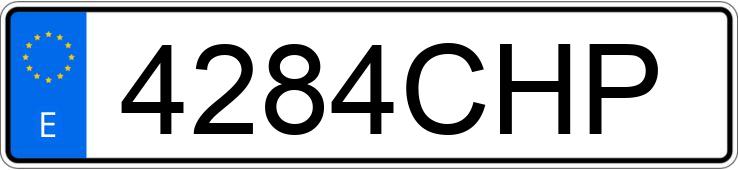 Numer rejestracyjny 4284CHP posiada BMW SERIE 3