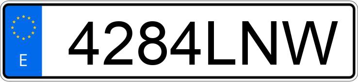 Numer rejestracyjny 4284LNW posiada VOLKSWAGEN TRANSPORTER Numer rejestracyjny 4284LNW posiada VOLKSWAGEN TRANSPORTER