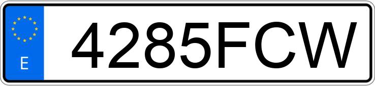 Numer rejestracyjny 4285FCW posiada BMW SERIE 3