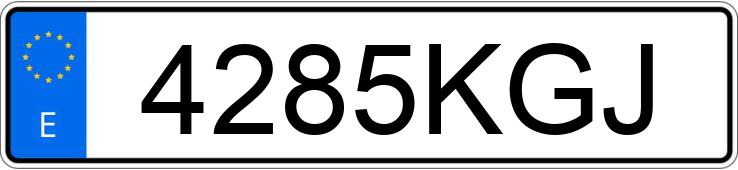 Numer rejestracyjny 4285KGJ posiada OPEL CORSA