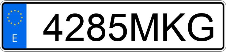 Numer rejestracyjny 4285MKG posiada CITROEN C3
