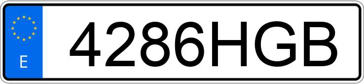 Numer rejestracyjny 4286HGB posiada SEAT LEON