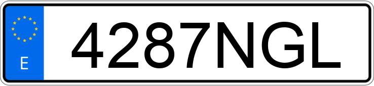 Numer rejestracyjny 4287NGL posiada BYD SEAL Numer rejestracyjny 4287NGL posiada BYD SEAL