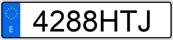 Il numero di registrazione 4288HTJ ha AUDI Q5