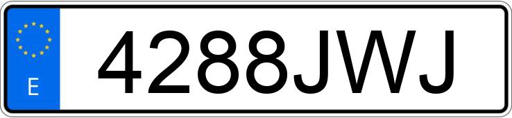 Numer rejestracyjny 4288JWJ posiada FORD C-MAX Numer rejestracyjny 4288JWJ posiada FORD C-MAX