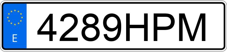 Numer rejestracyjny 4289HPM posiada HONDA CIVIC Numer rejestracyjny 4289HPM posiada HONDA CIVIC