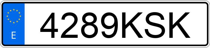 Numer rejestracyjny 4289KSK posiada FORD FOCUS Numer rejestracyjny 4289KSK posiada FORD FOCUS