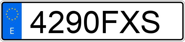 Numer rejestracyjny 4290FXS posiada DACIA LOGAN