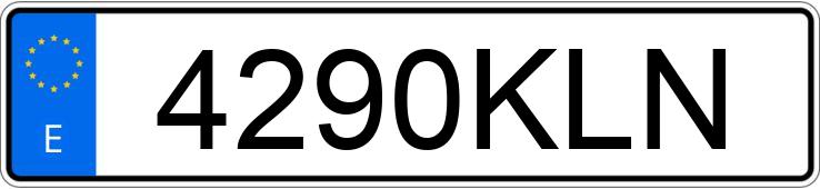 Numer rejestracyjny 4290KLN posiada FORD KUGA Numer rejestracyjny 4290KLN posiada FORD KUGA