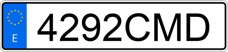 Numer rejestracyjny 4292CMD posiada RENAULT EXPRESS Numer rejestracyjny 4292CMD posiada RENAULT EXPRESS