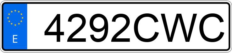 Numer rejestracyjny 4292CWC posiada SUZUKI MARAUDER 250