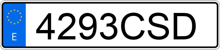 Numer rejestracyjny 4293CSD posiada OPEL VIVARO Numer rejestracyjny 4293CSD posiada OPEL VIVARO