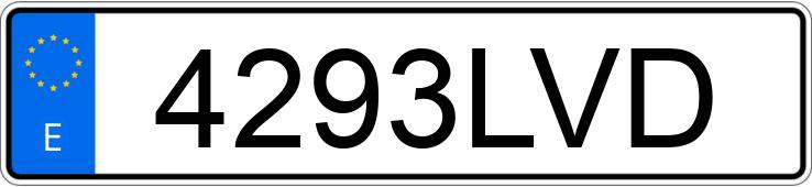 Numer rejestracyjny 4293LVD posiada HYUNDAI TUCSON