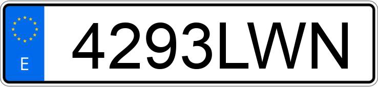 Numer rejestracyjny 4293LWN posiada SEAT ARONA Numer rejestracyjny 4293LWN posiada SEAT ARONA