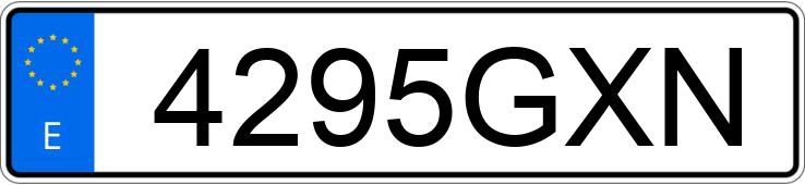 Numer rejestracyjny 4295GXN posiada OPEL ASTRA Numer rejestracyjny 4295GXN posiada OPEL ASTRA