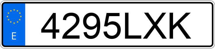 Numer rejestracyjny 4295LXK posiada ABARTH 595