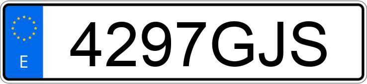 Numer rejestracyjny 4297GJS posiada BMW SERIE 1