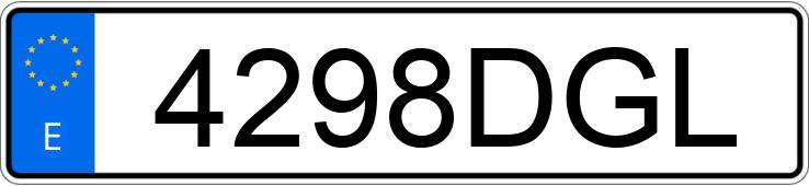 Numer rejestracyjny 4298DGL posiada SEAT CORDOBA Numer rejestracyjny 4298DGL posiada SEAT CORDOBA
