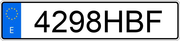 Numer rejestracyjny 4298HBF posiada CITROEN C4 Numer rejestracyjny 4298HBF posiada CITROEN C4