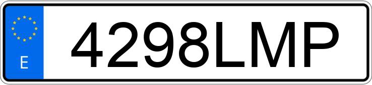 Numer rejestracyjny 4298LMP posiada PEUGEOT PARTNER