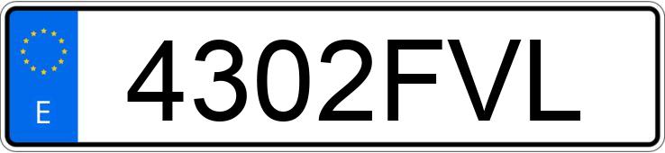 Numer rejestracyjny 4302FVL posiada BMW SERIE 1