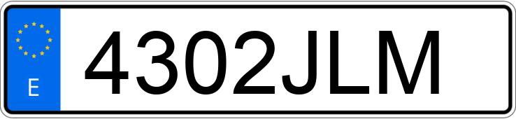 Numer rejestracyjny 4302JLM posiada AUDI RS3 SPORTBACK