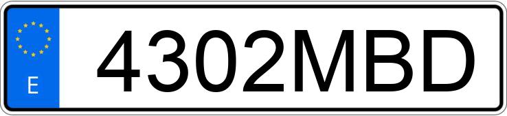 Numer rejestracyjny 4302MBD posiada PEUGEOT 5008